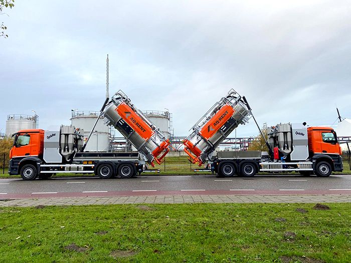 Two KOKS CycloVac vacuum trucks delivered to AQ-Rent UK